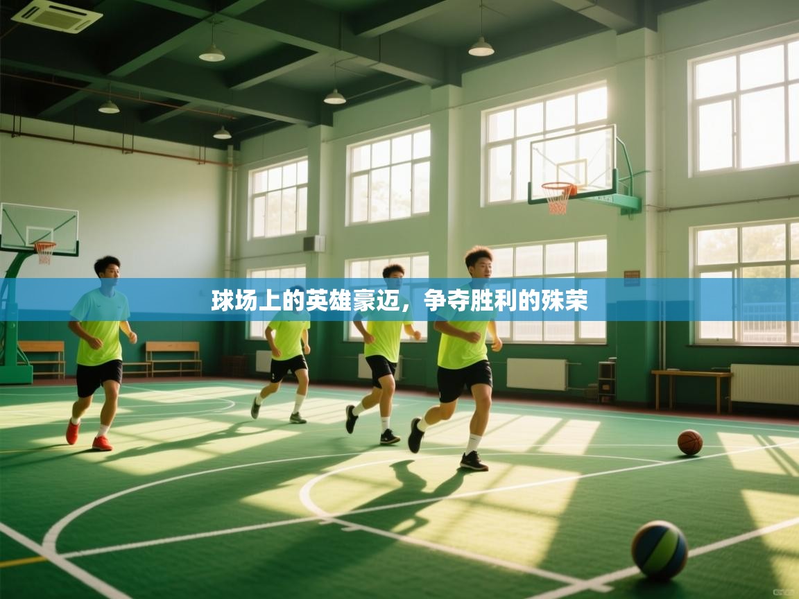球场上的英雄豪迈，争夺胜利的殊荣